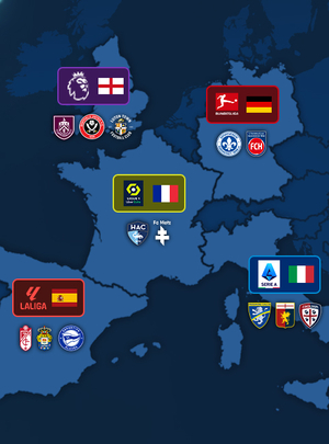 Анализ результатов футбольных матчей Big Five Лиг