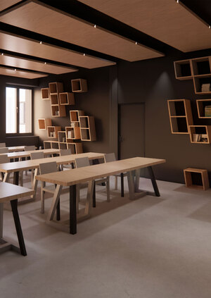 Альбом чертежей дизайн-проекта учебного кластера