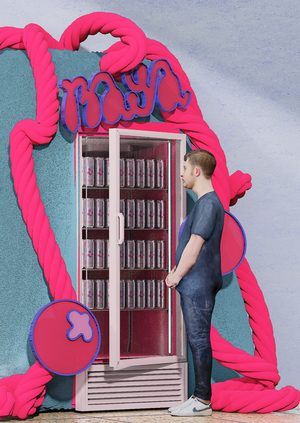 POS-материалы для бренда напитков Baya