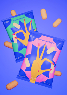 Упаковка кукурузных палочек Куши