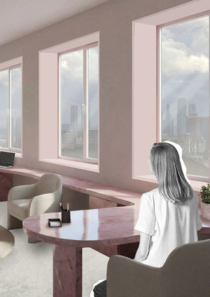 Офис-галерея для бренда изделий из эпоксидной смолы