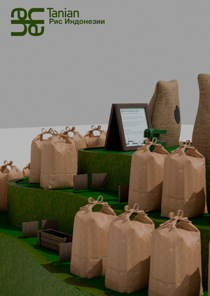 POS-материалы для компании риса TANIAN