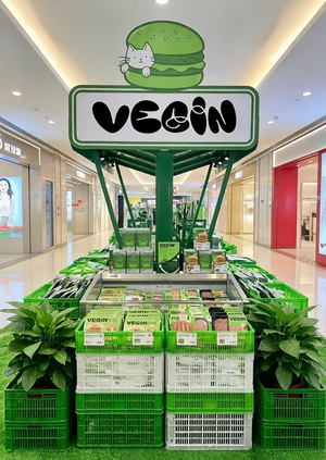 POS материалы для бренда растительного мяса VEGIN