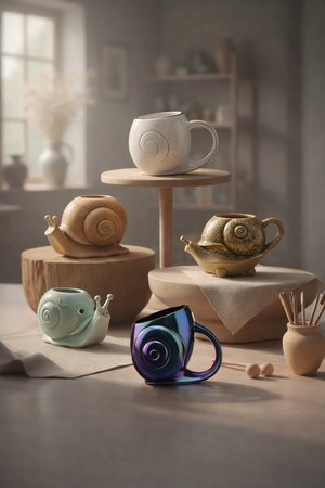  Создание коллекции кружек инструментами ИИ