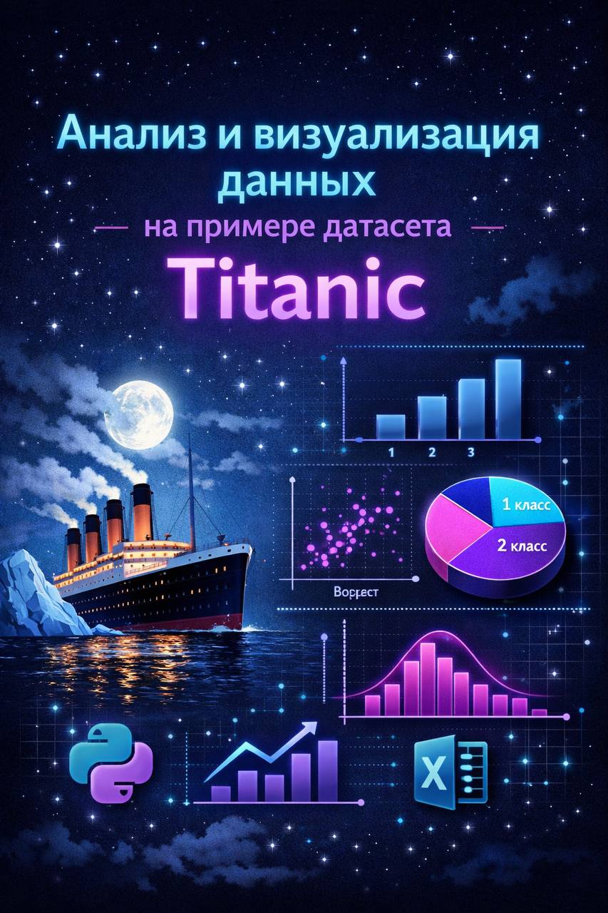 Анализ и визуализация данных на примере датасета Titanic