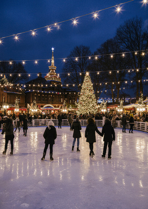 Зимняя Москва. Активности в парках