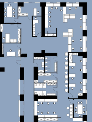 Альбом учебных чертежей для молодежного пространства