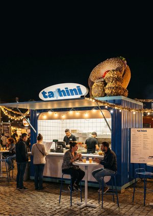 Фуд-трак для бренда израильского стритфуда TAHINI