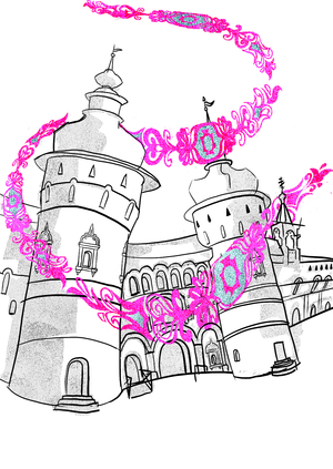 Серия иллюстраций по Золотому кольцу