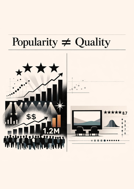 Популярность ≠ качество