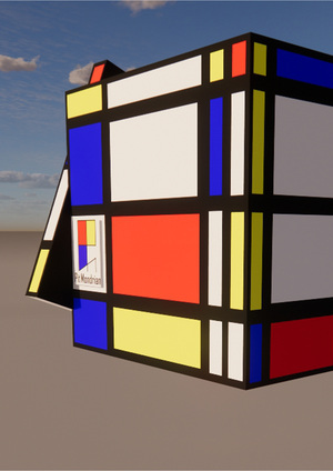 The rhythm of the lines