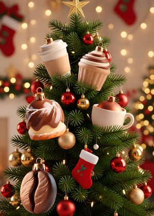 Генеративное проектирование 3D-моделей елочных игрушек кофейной тематики