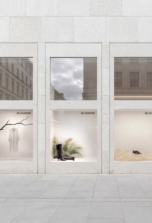 Серия витрин для Jil Sander