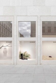 Серия витрин для Jil Sander