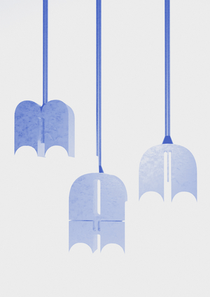 Светильники по мотивам шрифта «Герда»