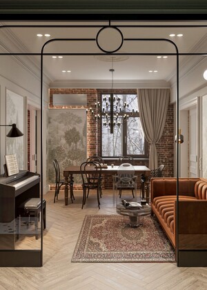 Дизайн-проект интерьера квартиры в сталинке