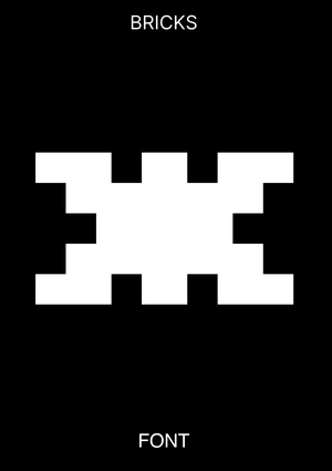 Шрифт Bricks