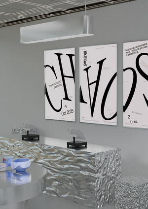 CHAOS. POS-материалы.
