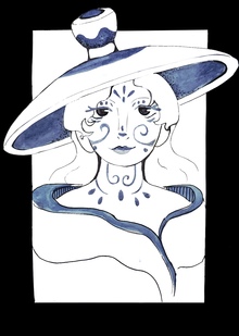 Она&nbsp;— Гжель