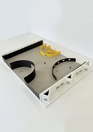Макет выставочного пространства «Рождение формы»