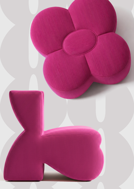 Коллекция мебели по мотивам шрифта Petushok