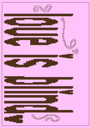 Love is blind. Акцидентный шрифт