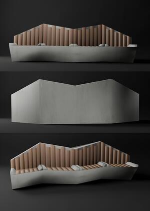 МАФ: дизайн скамьи для Северного речного вокзала