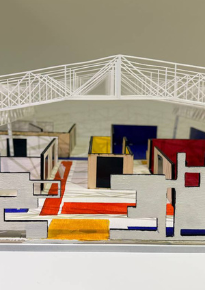 The rhythm of the lines