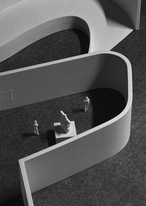 Макет выставки «Бетон и поэзия»