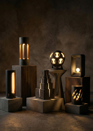 Создание коллекции светильников инструментами ИИ