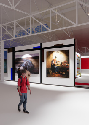 The rhythm of the lines