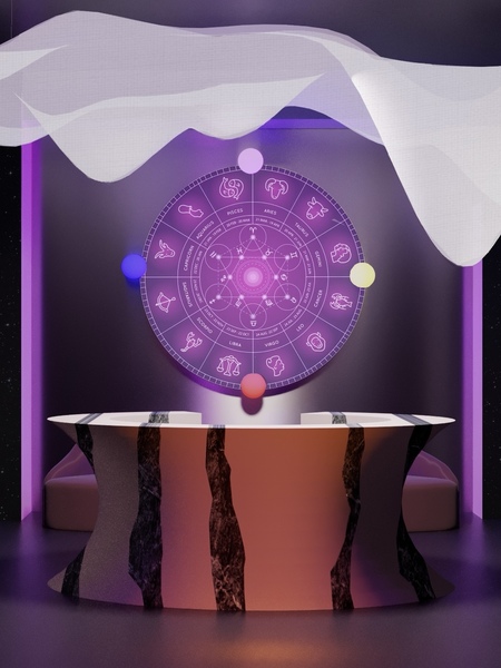 Дизайн-проект иммерсивного молодежного пространства «ZODIAC SPACE»