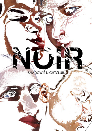 Плакаты для ночного клуба для теней «NOIR»