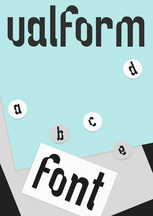 Valform font