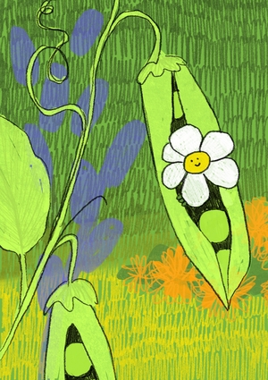 Крошки-цветочки / открытки