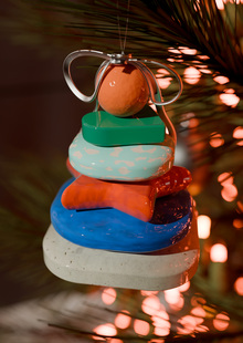 Новогодняя игрушка «Пирамидка»