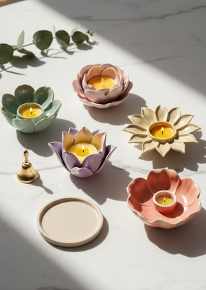 Серия подсвечников, созданных инструментами ИИ