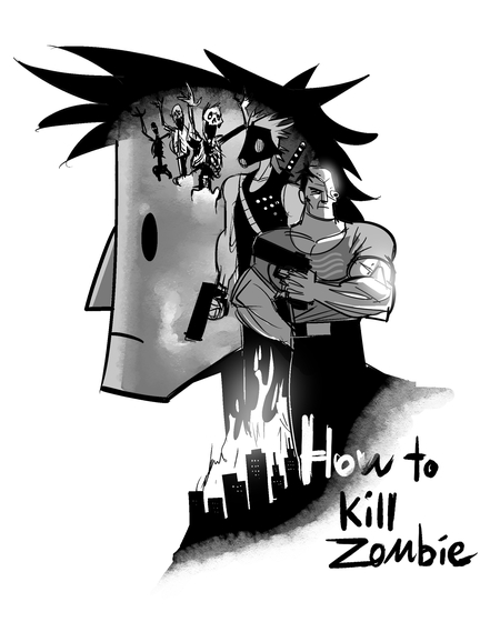 Открытки к проекту «How to kill zombie»