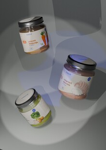 упаковка для бренда детского питания «CRESCO» упаковка для бренда детского питания «CRESCO»