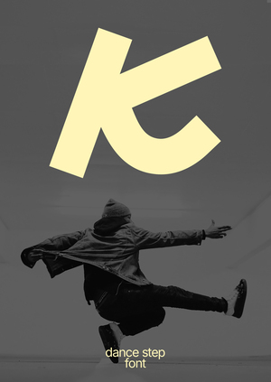 dance step font