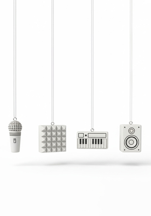 Ёлочные игрушки «ВАЙТ НОЙЗ»