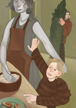 Пока часы двенадцать бьют / открытки