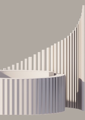 Клаузура стойки ресепшен 