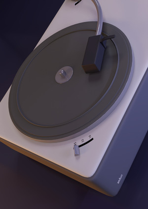 Визуализация объекта промышленного дизайна: Braun PS 2