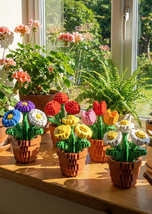 FLOVVOXEL. Пластиковые цветы созданные ИИ