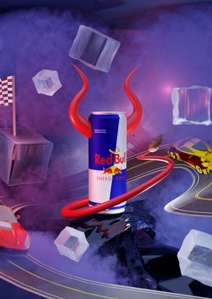 Витрина для Red Bull