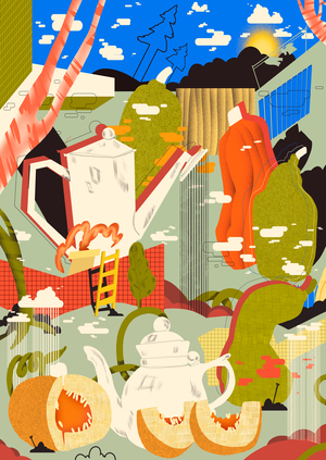 Деконструкция натюрморта