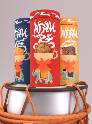 Агни — линейка упаковок индийского печенья