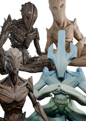 Создание коллекции лесных стражей Энтов инструментами ИИ