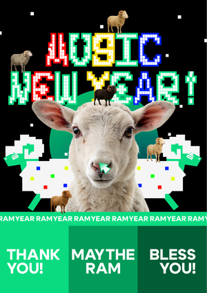 Веб-плакат для общества поклонения баранам BAA!